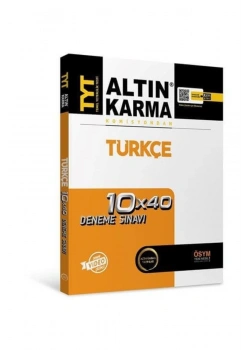 Altın Karma 2025 Tyt Türkçe 10*40 Branş Deneme