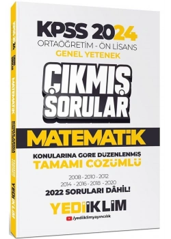 Kpss 2024 Ortaöğretim Önlisans Gy Matematik Çıkmış Sorular  Yediiklim