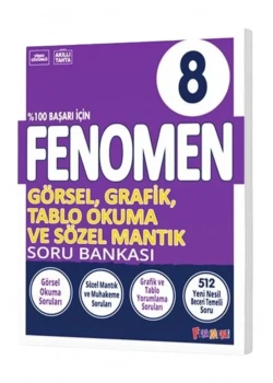 Fenomen 8.Sınıf Görsel Grafik Sözel Mantık Soru Bankası