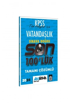 Kpss Tüm Adaylar Vatandaşlık Sınava Doğru Son 100 Lük Çözümlü  Hocawebde