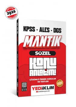 2024 Kpss Ales Dgs Sözel Mantık Konu Anlatım Yediiklim
