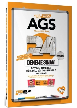 Meb Ags Eğitimin Temelleri 24 Çözümlü Deneme  Yediiklim