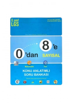 Tonguç 8.Sınıf 0 Dan 8 E Sayısal Konu Anlatımlı Soru Bankası
