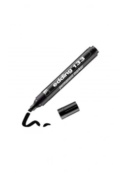 Eddıng 133 Permanent Markör Kesik Uç Siyah 4-133001