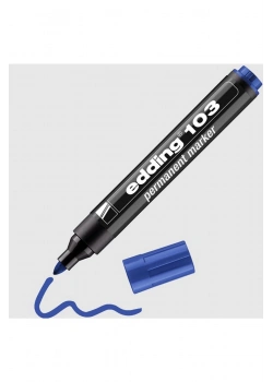 Eddıng 103 Permanent Markör Mavi 4-103003