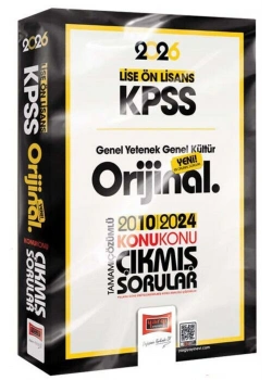 Yargı 2026 Kpss Lise Önlisans Gy Gk 2010-2024 Konu Konu Çıkmış Çözümlü Sorular