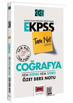 Yargı 2026 E-Kpss Coğrafya Özet Ders Notu Tam Not Serisi