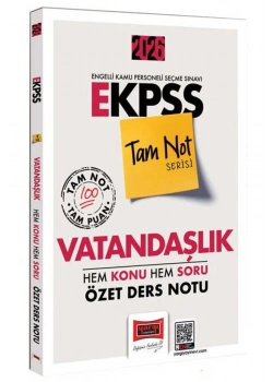 Yargı 2026 E-Kpss Vatandaşlık Özet Ders Notu Tam Not Serisi