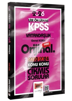 Yargı 2026 Kpss Lise Önlisasn Vatandaşlık Gk 2010-2024 Konu Konu Çıkmış Sorular