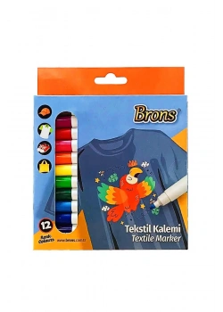 Brons Tekstil Kalemi 12 Li Marker Br-1001