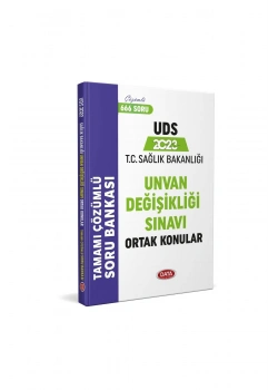 Data Üds Sağlık Bakanlığı Ortak Konular Prestij Soru Bankası 2025