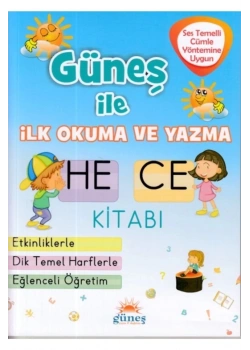Güneş İle İlkokuma Yazma Hece Kitabı   Güneş