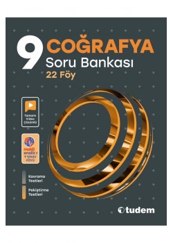 Tudem 9.Sınıf Coğrafya Soru Bankası 22 Föy