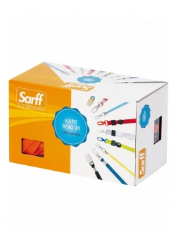 Metal Klipsli Kart Askı İpi Kırmızı