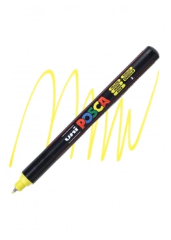Uni Posca 0.7 Su Bazlı Poster Markörü Sarı Pc-1Mr