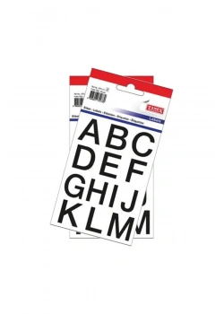 Tanex Stc-411 Şeffaf Harf Etiketi 2Li