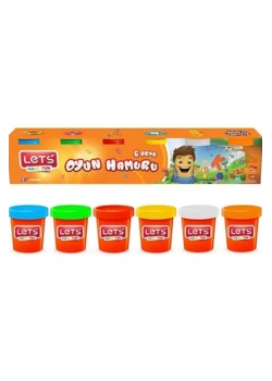 Lets Oyun Hamuru 6 Renk  690 Gr L8440