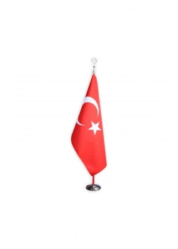 Vatan Makam Türk Bayrağı 100X150 Simsiz Vt206