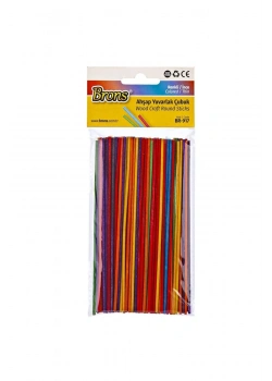 Brons Yuvarlak Çubuk Renkli İnce