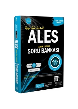 Pegem 2025 Ales Çözümlü Soru Bankası