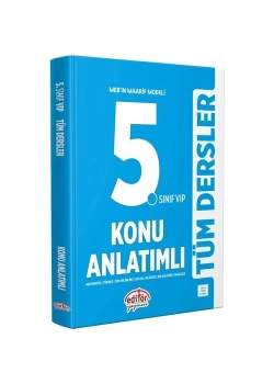 Editör 5.Sınıf Tüm Dersler Konu Anlatımlı