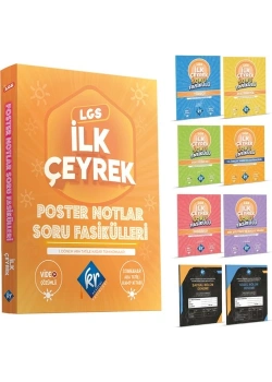 Lgs İlk Çeyrek Poster Notlar Soru Fasikülleri Set Kr Akademi