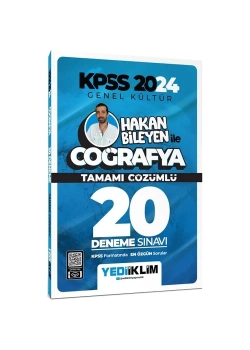 2024 Kpss Gk Hakan Bileyen İle Coğrafya 20 Çözümlü Deneme  Yediiklim