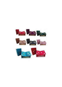 Haktan Orta Boy Kuranı Kerim Kadife Kaplı Rahle Özellikli H-166