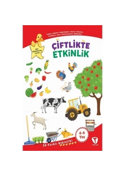 Çiftlikte 35 Etkinlik 4-6 Yaş Kodlama Dikkat Geliştirme Örüntü Turkuvaz
