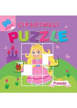 96 Sticker Çıkartmalı Puzzle  Prensesler    Koloni