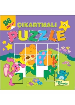 96 Sticker Çıkartmalı Puzzle Orman Hayvanları    Koloni