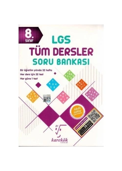 8.Sınıf Tüm Dersler Soru Bankası Karekök