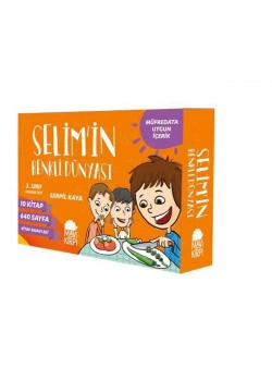Selimin Renkli Dünyası 3.Sınıflar İçin 10 Kitap Mavi Kirpi