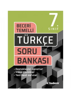 Tudem 7.Sınıf Türkçe Beceri Temelli Soru Bankası