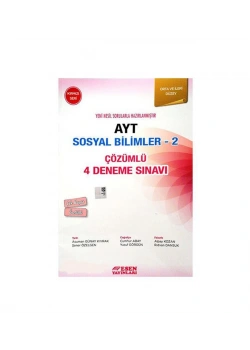 Ayt Sosyal Bilimler-2 Orta İleri Düzey Kırmızı Seri 4 Deneme Esen