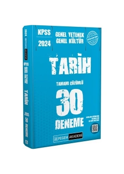Pegem 2024 Kpss Gy Gk Tarih 30 Çözümlü Deneme
