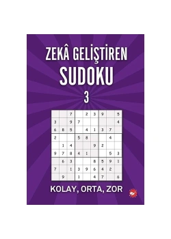 Zeka Geliştiren Sudoku 3 Kolay Orta Zor Beyaz Balina