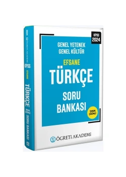 Kpss 2024 Gy Gk Efsane Türkçe Soru Bankası  Öğreti Akademi