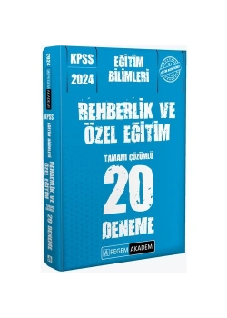Pegem 2024 Kpss Eğitim Bilimleri Rehberlik Özel Eğitim 20 Deneme