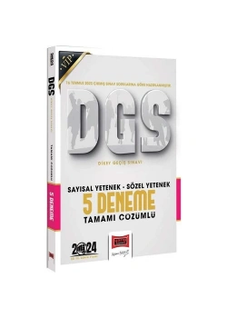 Yargı 2024  Dgs Sayısal Sözel 4 Çözümlü Deneme