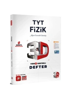 3D Tyt Fizik Video Destekli Defter