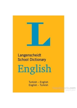 Langenschei̇Dt Scholl Di̇Ct.İ̇Ngi̇Li̇Zce Türkçe Türkçe İngilizce Sözlük