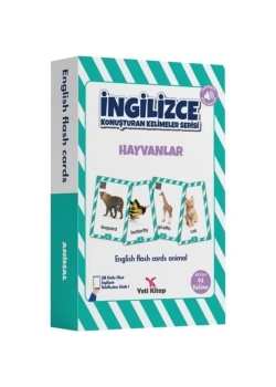 İngilizce Hayvanlar Kelime Kartları Yeti Kitap