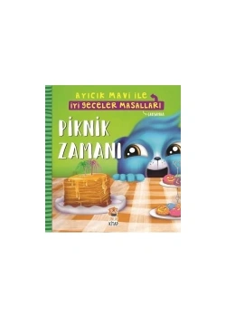 Piknik Zamanı Ayıcık Mavi İle İyi Geceler Masalları Sincap Kitap