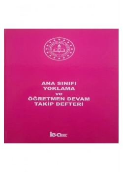 Anasınıfı Yoklama Defteri Sert Kapak Pembe İea