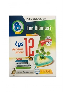 Çanta 8.Sınıf Fen Bilimleri 12 Deneme Sınavı