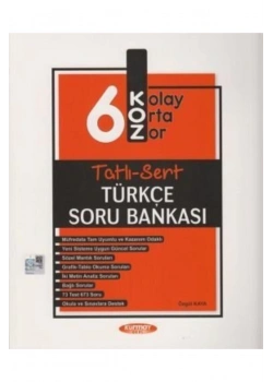 Kurmay 6.Sınıf Koz Türkçe Tatlı Sert Soru Bankası