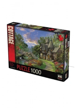 Ks Games Puzzle 1000 The Old Waterway Cottage Domınıc Davısıon