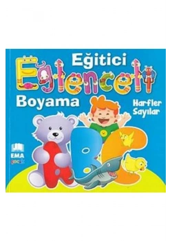 Eğitici Eğlenceli Boyama Harfler Sayılar   Ema