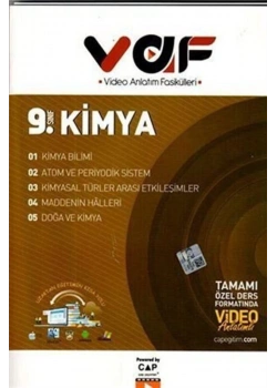 *Kampanya* Çap 9.Sınıf Kimya Video Anlatım Fasikülleri
